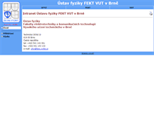 Tablet Screenshot of fyzika.feec.vutbr.cz