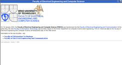 Desktop Screenshot of fee.vutbr.cz