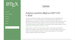 Desktop Screenshot of latex.feec.vutbr.cz