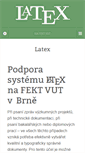 Mobile Screenshot of latex.feec.vutbr.cz