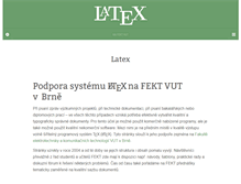 Tablet Screenshot of latex.feec.vutbr.cz