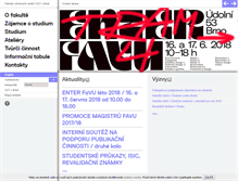 Tablet Screenshot of ffa.vutbr.cz