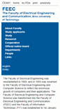 Mobile Screenshot of feec.vutbr.cz