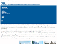 Tablet Screenshot of feec.vutbr.cz